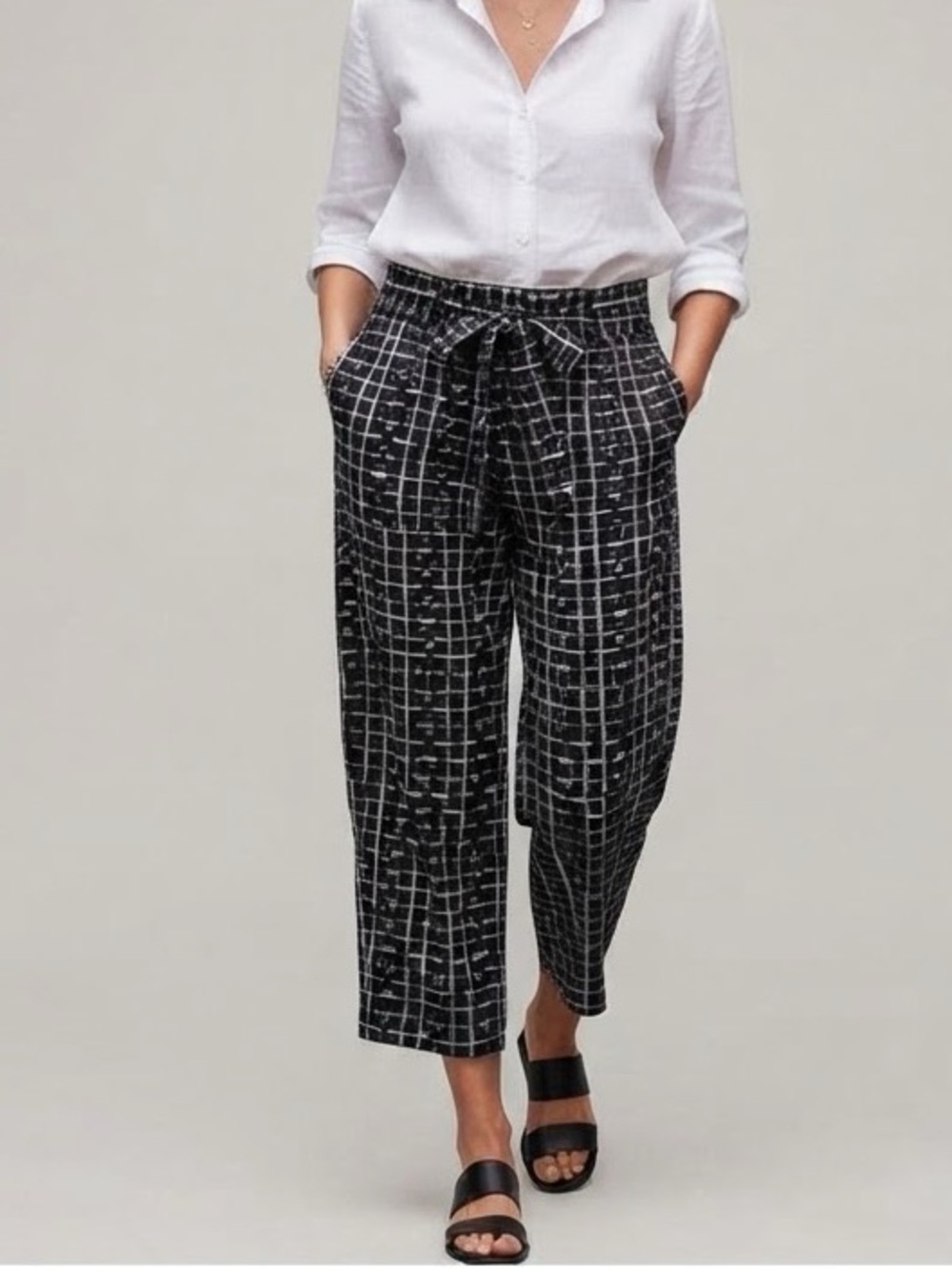 Cambio Colette Cropped Wide Leg Pants